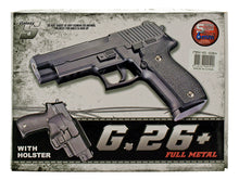 Load image into Gallery viewer, G.26 Full Metal Spring Airsoft Pistol with Holster - Tinystore4you