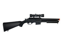 Load image into Gallery viewer, Double Eagle Airsoft Spring Shotgun w/ Accessories - BLACK - Tinystore4you