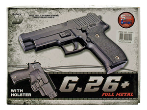 G.26 Full Metal Spring Airsoft Pistol with Holster - Tinystore4you 