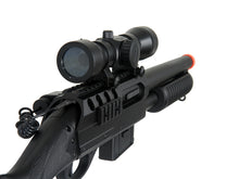 Load image into Gallery viewer, Double Eagle Airsoft Spring  Shotgun w/ Accessories - BLACK - Tinystore4you 
