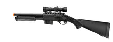 Load image into Gallery viewer, Double Eagle Airsoft Spring  Shotgun w/ Accessories - BLACK - Tinystore4you 
