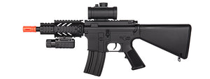 M4 DOUBLE EAGLE FULL AUTO ELECTRIC AEG AIRSOFT GUN RIFLE FLASHLIGHT LASER - Tinystore4you 