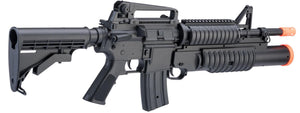 M813 M4 RIS AEG W/ GRENADE LAUNCHER (BLACK) - Tinystore4you 