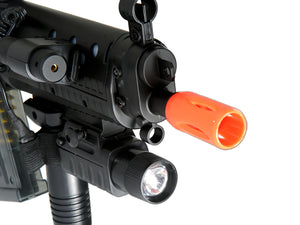 Double Eagle M82p Full Auto Airsoft Electric Gun w/ Red Dot Scope + Flashlight - Tinystore4you 