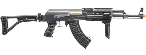 Double Eagle M900E Tactical AK-47 RIS Auto Electric Gun Metal Body Plastic Gear - Tinystore4you 