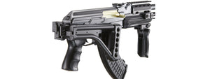 Double Eagle M900E Tactical AK-47 RIS Auto Electric Gun Metal Body Plastic Gear - Tinystore4you 