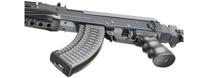 Double Eagle M900E Tactical AK-47 RIS Auto Electric Gun Metal Body Plastic Gear - Tinystore4you 