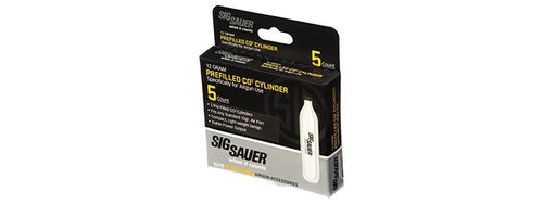 Sig Sauer 12 Gram CO2 Cartridges (5 Pack) Pre-Filled Cylinders AC-12-5 - Tinystore4you 