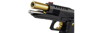 Tokyo Marui Hi-Capa 5.1 Gold Match Custom Gas Blowback Airsoft Pistol (BLACK/GOLD) - Tinystore4you 