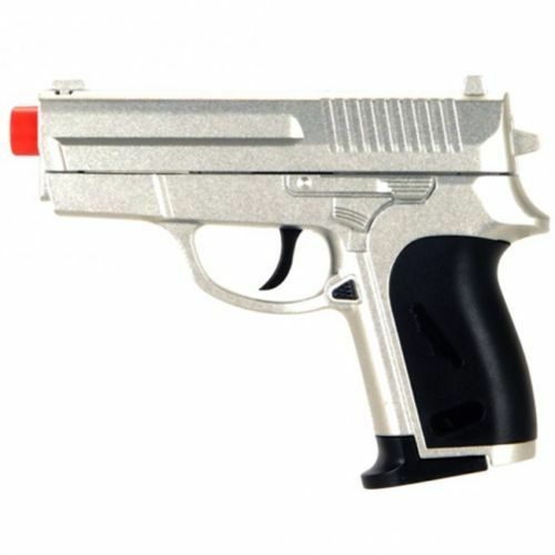 ZM01 Full Metal Spring Airsoft Pistol Silver - Tinystore4you 