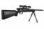 Load image into Gallery viewer, CYMA Airsoft MK51 Replica Bolt Action Sniper Rifle scale 1:1 w/bipod Scope BLACK - Tinystore4you 
